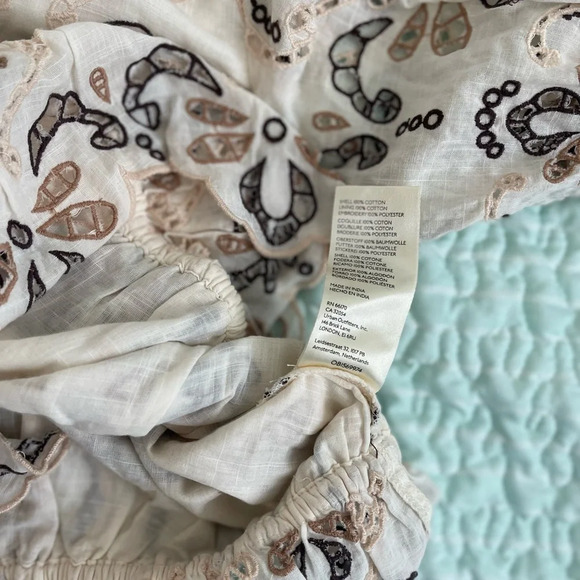 Anthropologie Eyelet Blouse NWT - Picture 7 of 7